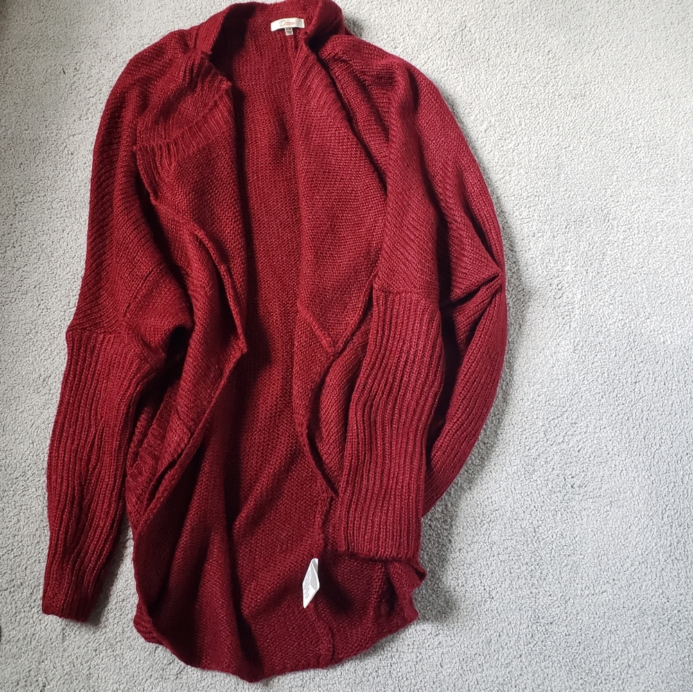 Burgundy Cardigan